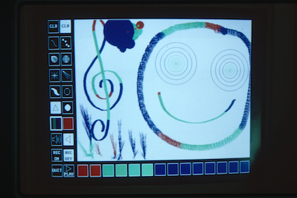 PlayPen smiley scribble sample