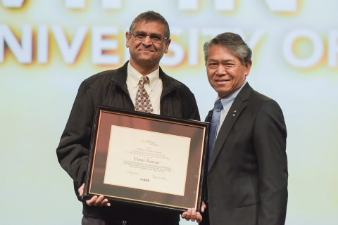 Descriptive Image for Alum Vipin Kumar named  2016 IEEE Computer Society Sidney Fernbach Award Recipient (18092)