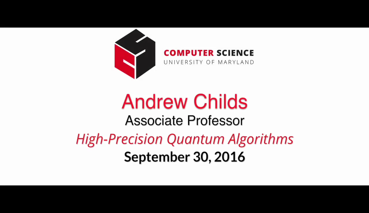 Video title card for 2016 Colloquium Childs