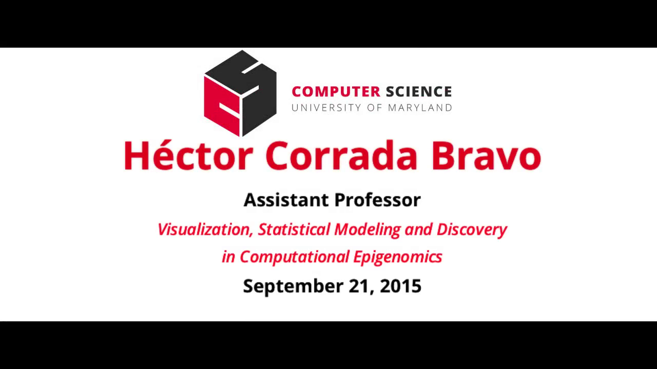 Video title card for 2015 Colloquium Corrada Bravo